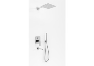 Kohlman EXPERIENCE QW211EQ40 Zestaw wannowy z deszczownicą 40cm, słuchawką i wylewką wody