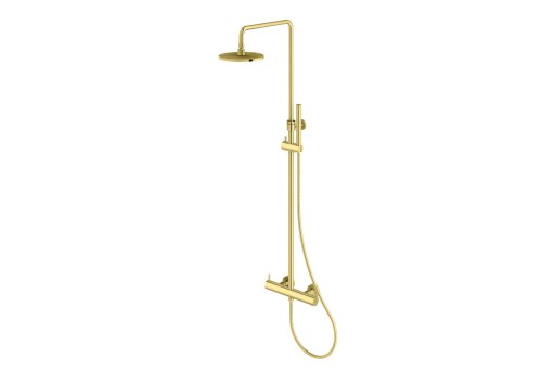 Kohlman AXEL GOLD QW273AGD Zestaw prysznicowy z bateria termostatyczną natynkowy (id: 58805)
.jpg