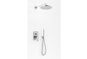 Kohlman WEXPO QW210WR20 zestaw prysznicowy z deszczownicą 20cm i słuchawką