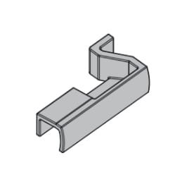 Radaway Łącznik listwy progowej lewy Idea KDJ, DWJ gold 003-007005709.jpg