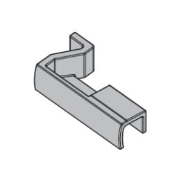 Radaway Łącznik listwy progowej prawy Idea KDJ, DWJ black 003-007005854.jpg