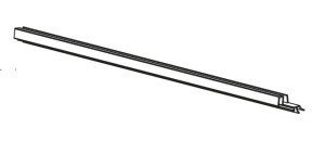 *Radaway 007-108400300  Uszczelka pozioma do wersji bez listwy (cięcie proste)