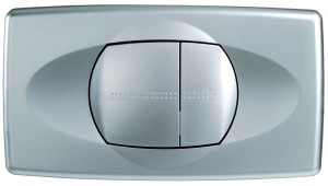 LIV/SCHWAB 195521 TORNADO DUO przycisk spłukujący dwudzielny  matowy chrom