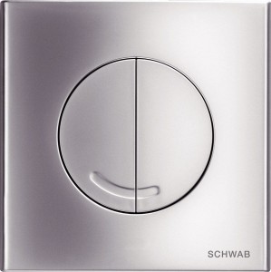 LIV/SCHWAB 4060414631 VERIA DUO  przycisk spłukujący matowy chrom