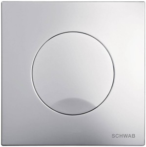 LIV/SCHWAB ATENA 4060414331 Przycisk do spłukiwania Matowy chrom