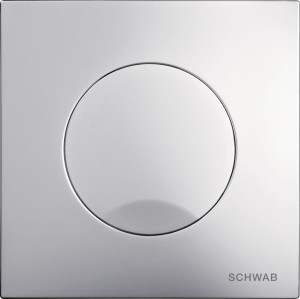 LIV/SCHWAB ATENA UR 4060418131 Przycisk do spłukiwania Matowy chrom