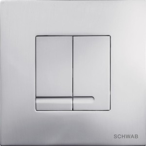 LIV/SCHWAB 4060414031 ARTE DUO METALL przycisk do spłukiwania  matowy chrom