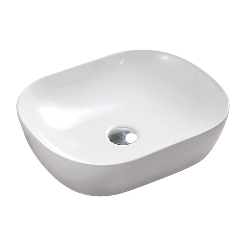 Omnires PORTLAND475BP PORLAND umywalka nablatowa, 47 x 39 cm, biały połysk (id: 55936).jpeg