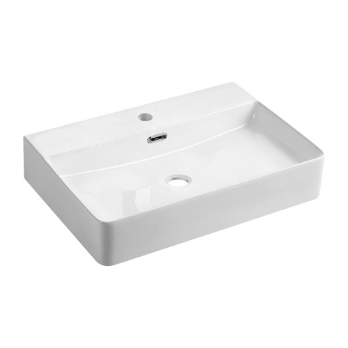 Omnires GARLAND600BP GARLAND umywalka nablatowa/wisząca, 60 x 43 cm, biały połysk (id: 55937) .jpeg