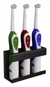 Andex  336/NG uchwyt na 3 szczoteczki elektryczne czarny 