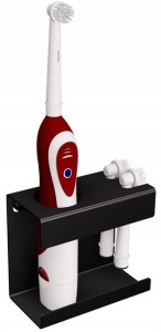 Andex  337/NG uchwyt na szczoteczkę elektryczną i 2 końcówki czarny