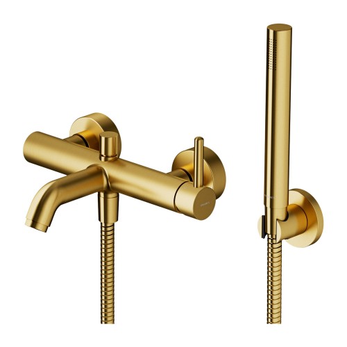 Y1231GLB Y bateria wannowa z zestawem prysznicowym, złoty szczotkowany.jpg