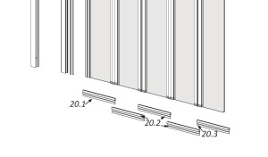 *Radaway komplet uszczelek poziomych do parawanu Eos PNW5