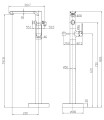 Omnires SC2333XCR SACRAMENTO bateria wannowa wolnostojąca.jpg