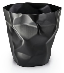King Home Kosz na śmieci PLAST czarny  BB-01.BLACK