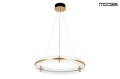 MOOSEE lampa wisząca SATURNUS 85 złota- LED, kryształ, stal szczotkowana GD3086-1-850.jpg