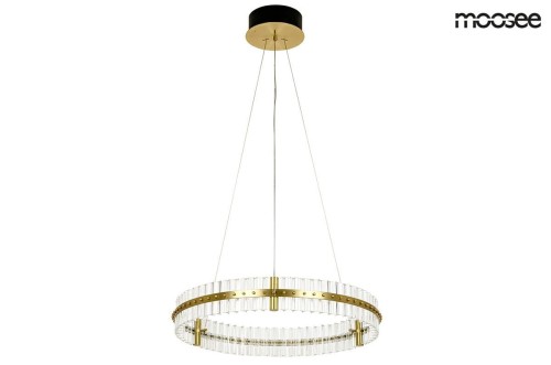 MOOSEE lampa wisząca SATURNUS 70 złota- LED, kryształ, stal szczotkowana GD3086-1-700.jpg