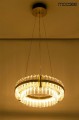 MOOSEE lampa wisząca SATURNUS 47 DUOzłota - LED, kryształ, stal szczotkowana OSW000921 .jpg