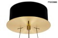 MOOSEE lampa wisząca SATURNUS 47 DUOzłota - LED, kryształ, stal szczotkowana OSW000921 .jpg