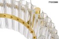 MOOSEE lampa wisząca SATURNUS 47 DUOzłota - LED, kryształ, stal szczotkowana OSW000921 .jpg