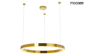MOOSEE lampa wisząca RING LUXURY 90złota - LED, chromowane złoto MSE010100190