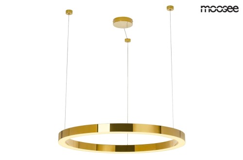 MOOSEE lampa wisząca RING LUXURY 90złota - LED, chromowane złoto MSE010100190.jpg