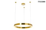 MOOSEE lampa wisząca RING LUXURY 50złota - LED, chromowane złoto MSE010100150