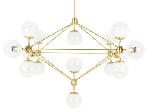 King Home Lampa wisząca PLANETARIO 15 GOLD złota MD10230G-15.BRASS.jpg
