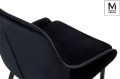 Modesto Design krzesło CLOVER czarne- welur, metal J-03.BLACK.jpg