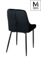 Modesto Design krzesło CLOVER czarne- welur, metal J-03.BLACK.jpg