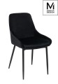 Modesto Design krzesło CLOVER czarne- welur, metal J-03.BLACK.jpg