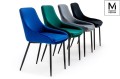 Modesto Design krzesło CLOVER czarne- welur, metal J-03.BLACK.jpg