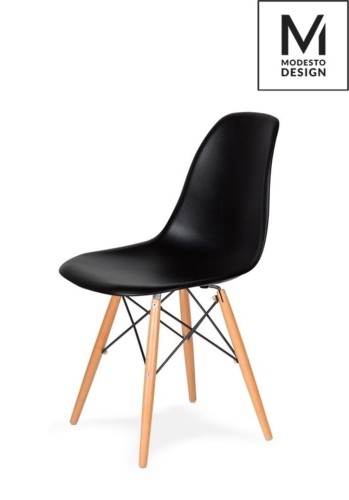 Modesto Design krzesło DSW czarne- podstawa bukowa C1021B.BLACK.jpg
