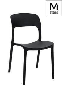 Modesto Design krzesło ZING czarne- polipropylen C1028.BLACK