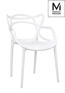 Modesto Design krzesło HILO białe- polipropylen PP044.WHITE