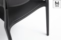 Modesto Design krzesło FLEX czarne- polipropylen C1066.BLACK.jpg