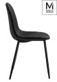 Modesto Design krzesło LUCY czarne- welur, metal PM069.BLACK.VELVET.jpg