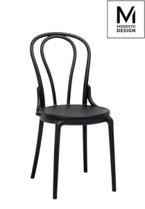 Modesto Design krzesło TONI czarne- polipropylen 8320.BLACK / C1094