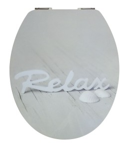 *Relax Deska Sedesowa  -wolnoopadajaca, high gloss 40197 5 Sanitop Wingenroth