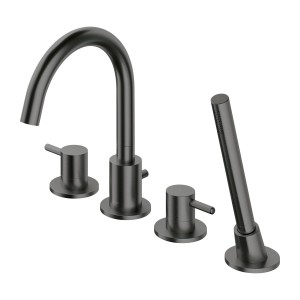 Omnires Y1232GR Y bateria wannowa 4-otworowa grafit