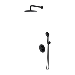 Omnires SYSYT05BL Y termostatyczny system prysznicowy podtynkowy czarny