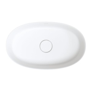 Omnires NEOUNBM NEO umywalka nablatowa Marble+, 60x36 cm biały mat