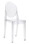 King Home Krzesło VICTORIA transparentne- poliwęglan 111-APC.CLEAR