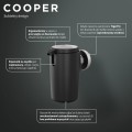 8720553004783_Tiger Cooper Dozownik na mydło 175 ml Czarny / Stal nierdzewna szczotkowana 800236.jpg