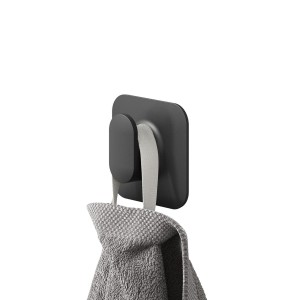 *Tiger Carv Haczyk na ręcznik średni samoprzylepny Czarny 800243