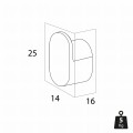8720553004844_Tiger Carv Haczyk na ręcznik mały (2 w zestawie) Czarny 800242 .jpg