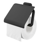 ***Tiger Carv Wieszak na papier toaletowy z pokrywy Czarny 800239