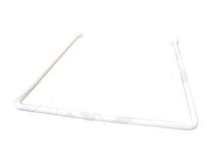 *Adah Drążek kątowy uniwersalny fi28 biały