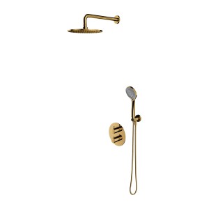 Omnires SYSYT05GL termostatyczny system prysznicowy podtynkowy złoty