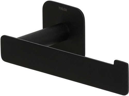 Tiger 1313930746 Colar Uchwyt na papier toaletowy bez pokrywy Czarny